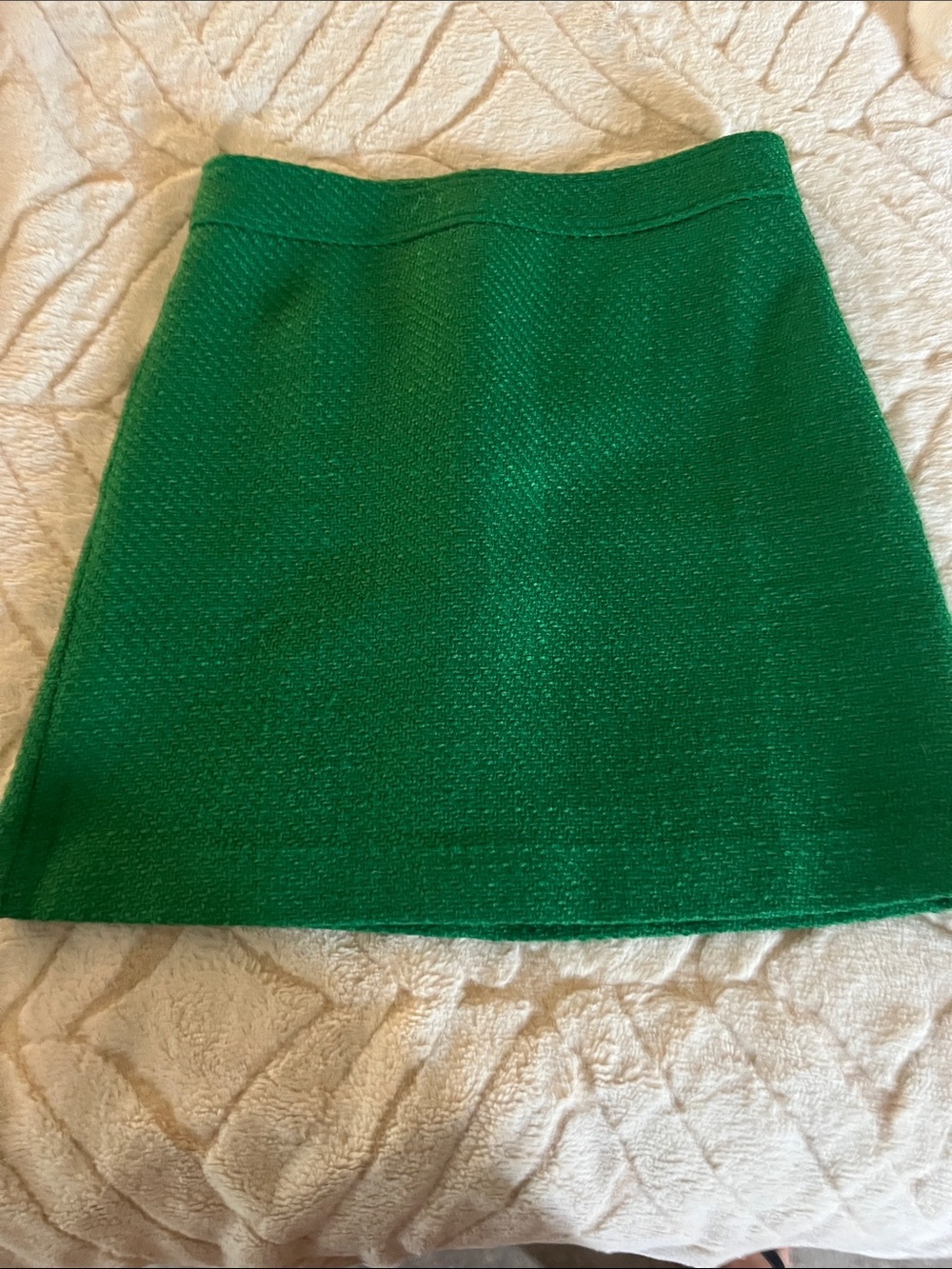 J. Crew Emerald Green A-Line Skirt